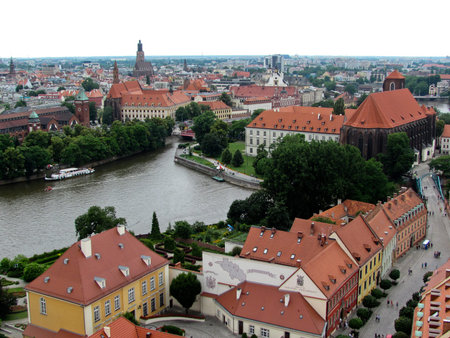 View of Wroclaw Old town, Poland