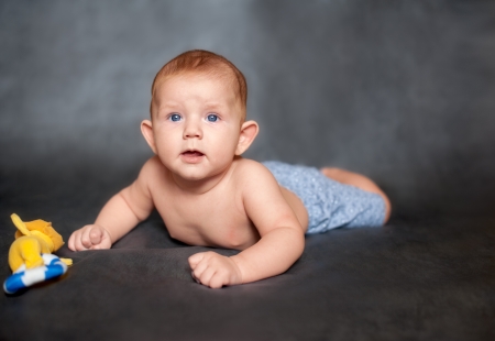 The beautiful baby be happyの写真素材