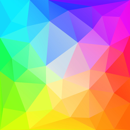 Rainbow polygonal  background. Vector EPS10.のイラスト素材