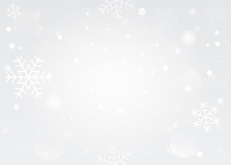Snowflakes bokeh background. Vector EPS10.のイラスト素材