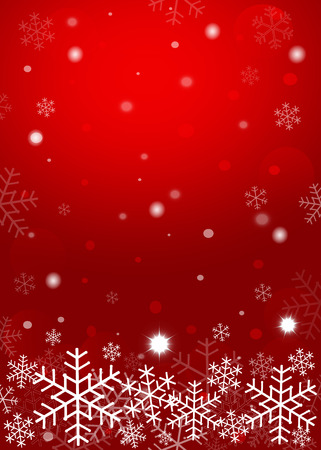 Red Christmas background. Vector EPS10.のイラスト素材