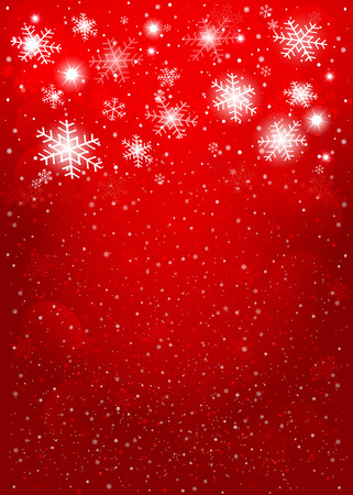 Red Christmas background. Vector EPS10.のイラスト素材