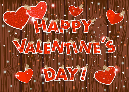 Happy Valentines day vector.のイラスト素材