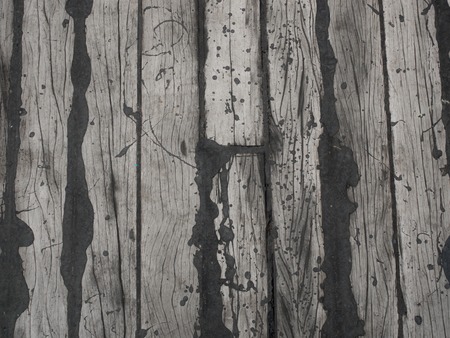 Background: planks of a big sailing boatの写真素材