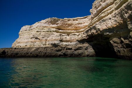 The Algarve in Albufeira Portugal on a boat tripの写真素材