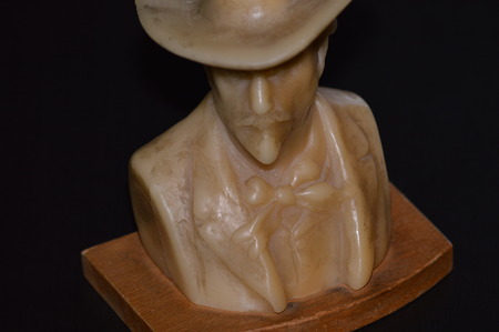 Frederic Mistral Represented in wax, a famous and typical character of Provence, south of France.の写真素材