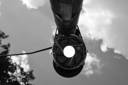 A Ventilated weather stationの写真素材