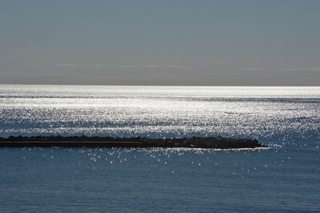 The Mediterranean seaの写真素材