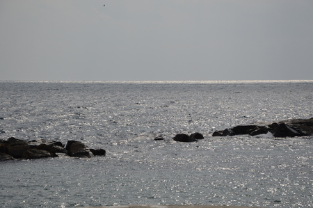 The Mediterranean sea from the viewpoint of italyの写真素材