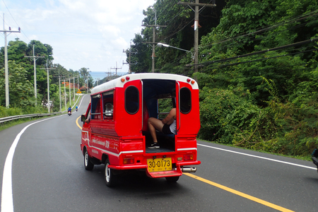 Thailand, Phuket. 05/25/2017. The road to the seaのeditorial素材