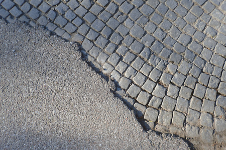 Vintage paving backgroundの写真素材