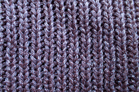 Knitted fabric closeup backgroundの写真素材