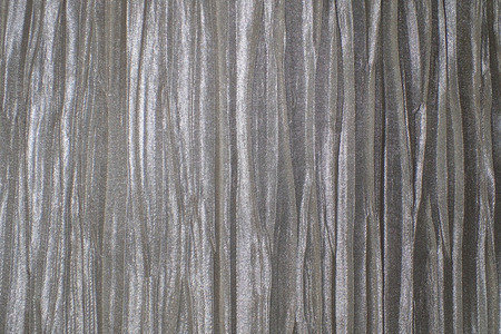 Silver striped fabric backgroundの写真素材