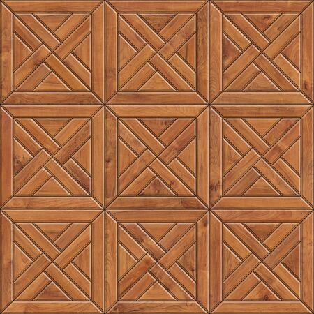 Seamless texture of mosaic wooden parquet. High resolution pattern of natural wood materialの写真素材