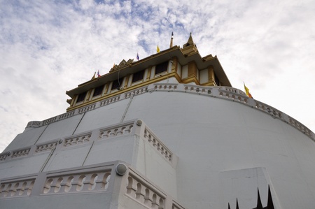 Golden Mountain in Bangkok, Thailandの写真素材