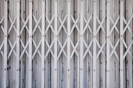 old metallic door