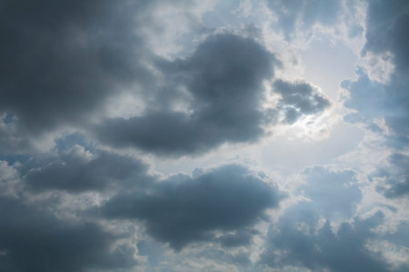 Rain Cloud consume the blue sky.