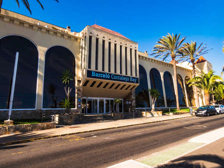Photo of the grand entrance to Barcelo Corralejo Bay Hotel, Fuerteventura, Spainのeditorial素材