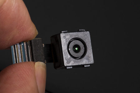 Digital camera lense partの写真素材