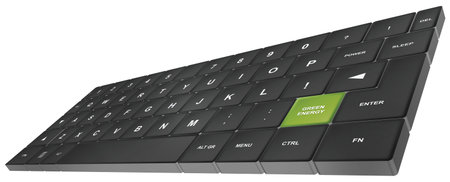 keyboard with special button green energy - keyboard mit sondertaste green energy