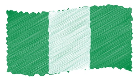 Nigeria - The beloved country as a symbolic representationの写真素材