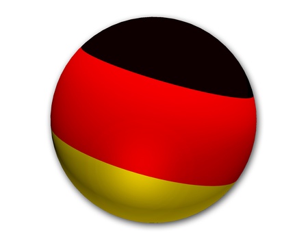 Germany sketch shown as a planet, ball for your presentationの写真素材