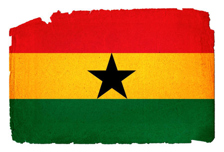 Cool, grungy flag to use for presentations and webの写真素材