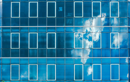 facade building cloud in backgroundの写真素材