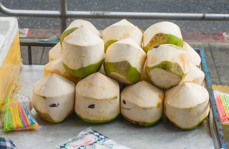 coconut ready to drinkの写真素材