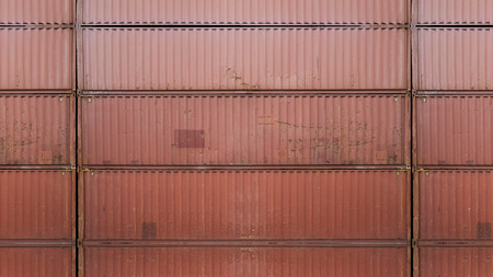 Stack of Cargo Containersの写真素材