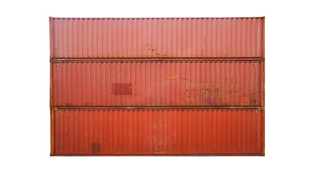 Stack of Cargo Containersの写真素材