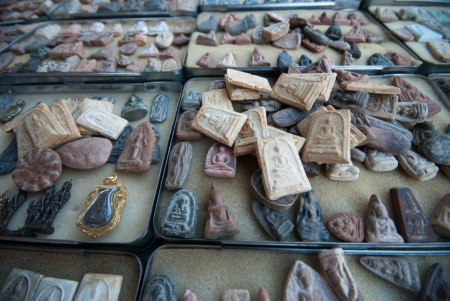 Small Buddha use as amuletの写真素材