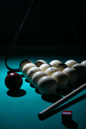 Billiard concept.の写真素材