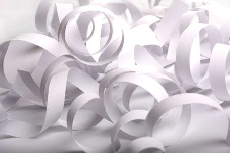 White spiral paper abstract.の写真素材