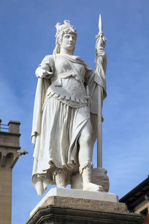 The Statue of Liberty in San Marino, Europeのeditorial素材