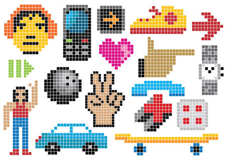 Creative set #27 - Various design elements, visit my portfolio for more illustrations and vectors.のイラスト素材