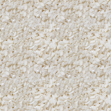 Rice polished. Seamless texture in high resolutionsの写真素材