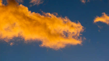 A dragon at sunsetの写真素材