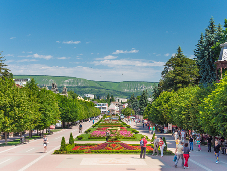 Resort Boulevard Kislovodsk sunny dayのeditorial素材