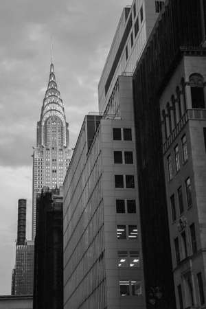 New York, USA - September 23, 2015: The skyscrapers of New York is one of the main symbols of the city, in New York.のeditorial素材