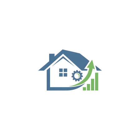 House finance related icon on background for graphic and web design. Creative illustration concept symbol for web or mobile appの素材