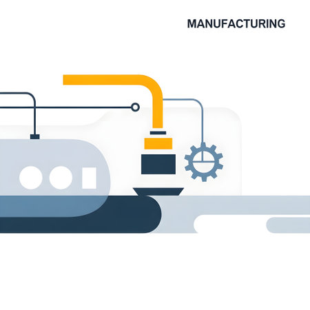 Industrial background. Vector illustration in flat design style. Machinery and equipmentの素材