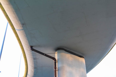 Close-up detail of modern car interior showing sleek dashboard design and premium materialsの写真素材