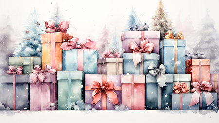 frame with Christmas tree toys. High quality photoの素材