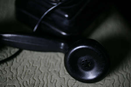 Black retro tube close upの写真素材