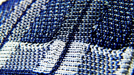 blue plaidの写真素材