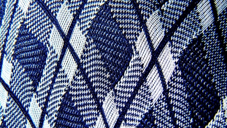 blue plaidの写真素材