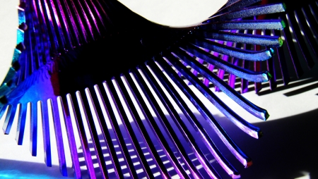 Purple spiralの写真素材