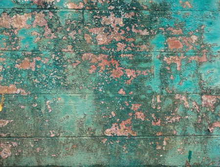 Old green wall texture for backgroundの素材