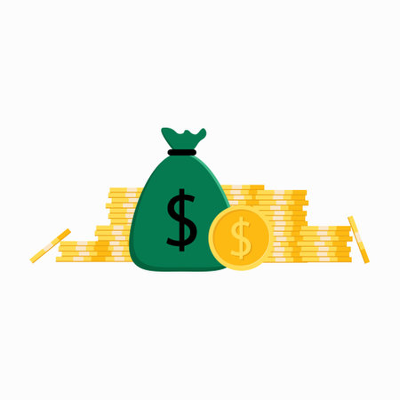 Illustration vektor graphic of dollar money. perfect for financial, business, investmentのイラスト素材